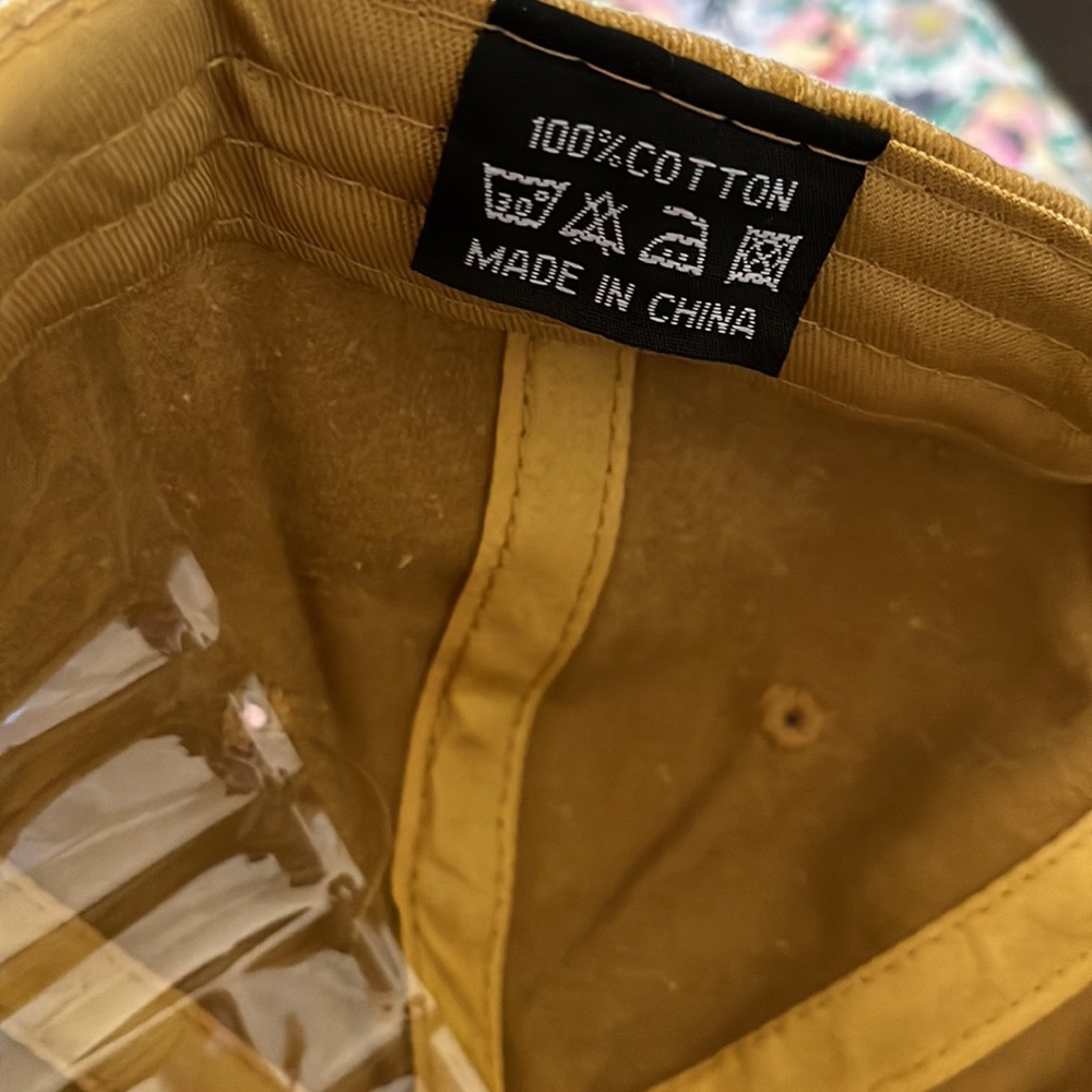 CLASSIC PLAIN VINTAGE WASHED BASEBALL CAP in Washed Mustard - Picture 9 of 11